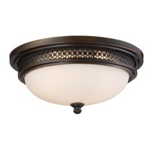 Three Light Flushmount Ceiling Fixture from the Flushmount Collection