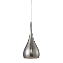 Lindsey Single Light 6" Wide Mini Pendant with Printed Metal Shades