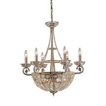 Crystal 10 Light Up / Down Lighting Chandelier from the Elizabethan Collection