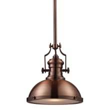 Chadwick 1 Light 13" Wide Pendant with Copper Metal Shade