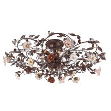 Crystal 6 Light Up Lighting Chandelier from the Cristallo Fiore Collection