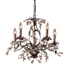 Crystal 5 Light Up Lighting Chandelier from the Circeo Collection