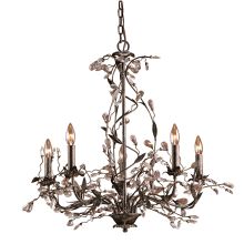 Crystal 5 Light Up Lighting Chandelier from the Circeo Collection