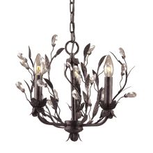 Crystal 3 Light Mini Chandelier from the Circeo Collection