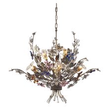 Crystal 6 Light Up Lighting Chandelier from the Brillare Collection