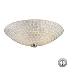 2 Light Semi Flush Ceiling Fixture From The Fusion Collection