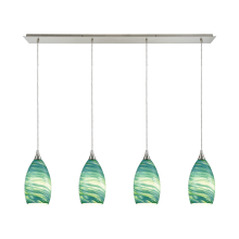 Collanino 4 Light 46" Wide Linear Pendant