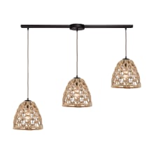 Coastal Inlet 3 Light 36" Wide Multi Light Pendant