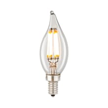 Single 6 Watt Candelabra CA10 (E12) Base LED Bulb from the LED Bulb Collection