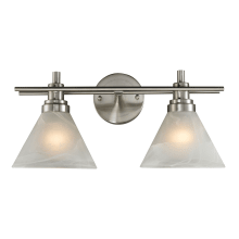2 Light LED Bathroom Vanity Light From The Pemberton Collection