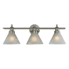 3 Light LED Bathroom Vanity Light From The Pemberton Collection