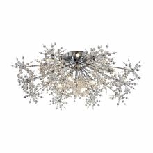 13 Light Flush Mount Ceiling Fixture with Crystal Accents from the Snowburst Collection