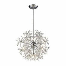 7 Light 1 Tier Chandelier with Crystal Accents from the Snowburst Collection