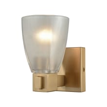 Ensley Single Light 5" Wide Bathroom Sconce with Frosted Glass Shade