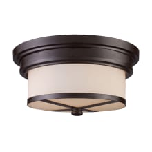 2 Light LED Flush Mount Ceiling Fixture From The Flushmount Collection