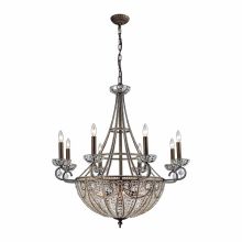 14 Light 1 Tier Crystal Candle Style Chandelier from the Elizabethan Collection