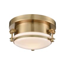 Riley Single Light 10" Wide Flush Mount Bowl Ceiling Fixture