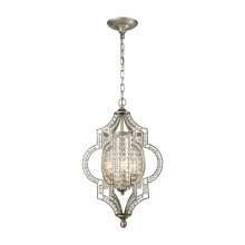 3 Light 1 Tier LED Crystal Chandelier from the Gabrielle Collection