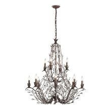 12 Light 2 Tier Chandelier From The Sagemore Collection