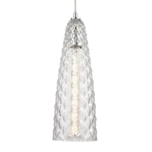 Glitzy Single Light 5" Wide Mini Pendant