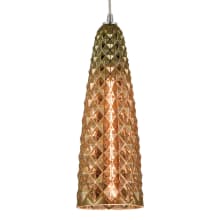 Glitzy Single Light 5" Wide Mini Pendant