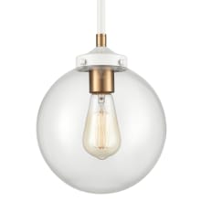 Boudreaux 1 Light 8" Wide Mini Pendant with Clear Glass Shade