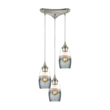 Sutter Creek 3 Light 12" Wide Multi Light Pendant