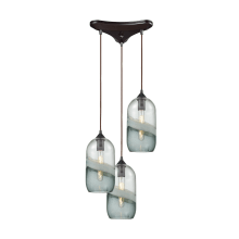 Sutter Creek 3 Light 10" Wide Multi Light Pendant