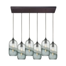 Sutter Creek 6 Light 30" Wide Linear Pendant