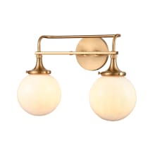 Beverly Hills 2 Light 17" Wide Bathroom Vanity Light