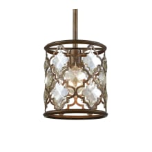 Armand Single Light 8" Wide Mini Pendant with Champagne Plated Crystal Shade