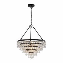 6 Light 2 Tier Chandelier with Clear Glass Shades from the Ramira Collection
