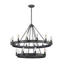 22 Light 2 Tier Chandelier from the Lewisburg Collection