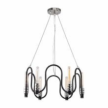 6 Light 1 Tier Chandelier from the Continuum Collection