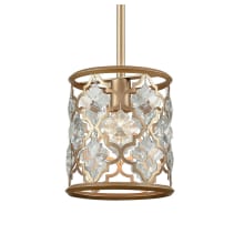 Armand Single Light 8" Wide Mini Pendant with Clear Crystal Shade