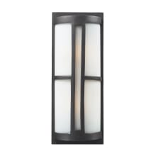 2 Light LED Outdoor Flush Mount Wall Sconce From The Trevot Collection