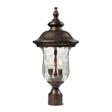 2 Light Lantern Outdoor Post Light from the Lafayette Collection