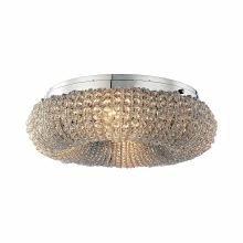4 Light Crystal Flush Mount Ceiling Fixture from the Crystal Ring Collection