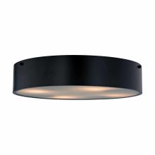 4 Light Flush Mount Ceiling Fixture with Frosted Glass Shade from the Clayton Collection
