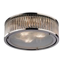 3 Light Flush Mount Ceiling Fixture from the Linden Manor Collection