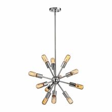 12 Light 1 Tier Chandelier from the Delphine Collection