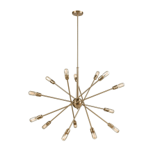 Delphine 14 Light 38" Wide Abstract Sputnik Chandelier