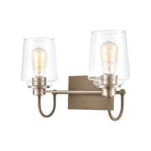 Bakersfield 2 Light 16" Wide Bathroom Vanity Light