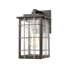 Brewster Single Light 11" Tall Outdoor Wall Sconce