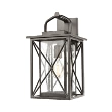 Carriage Light Single Light 17" Tall Outdoor Wall Sconce
