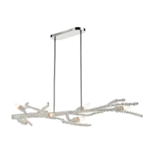 Winter's Spray 7 Light 53" Wide Linear Chandelier