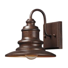 1 Light LED Outdoor Barn Light LED Wall Sconce From The Marina Collection