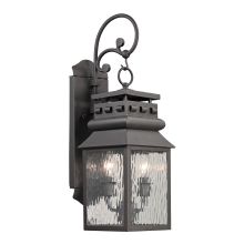 Forged Lancaster 2 Light Outdoor Wall Sconce