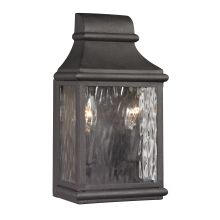 Forged Jefferson 2 Light Outdoor Wall Sconce