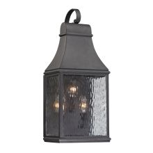 Forged Jefferson 3 Light Outdoor Wall Sconce